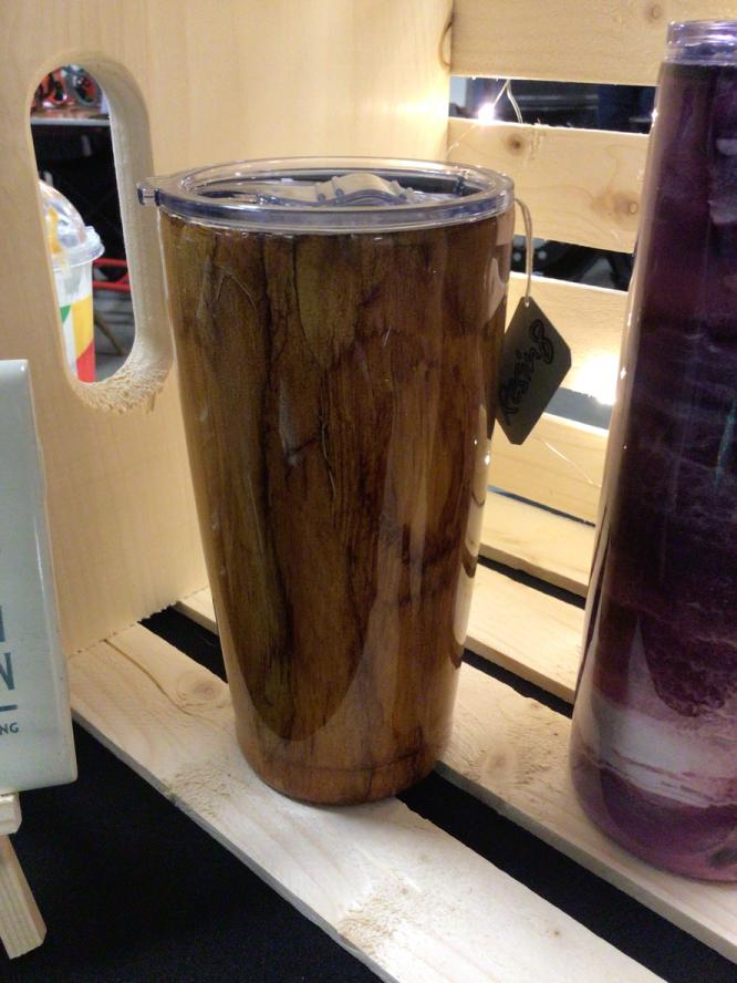 Wood Grain 20oz Short Tumbler