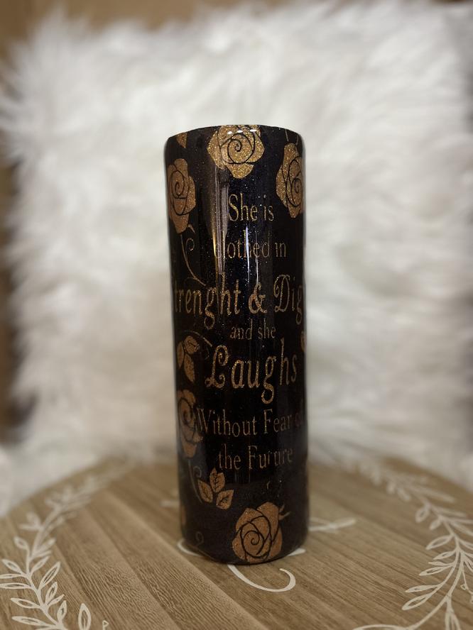 Proverbs 31:25 30oz. Tall Tumbler