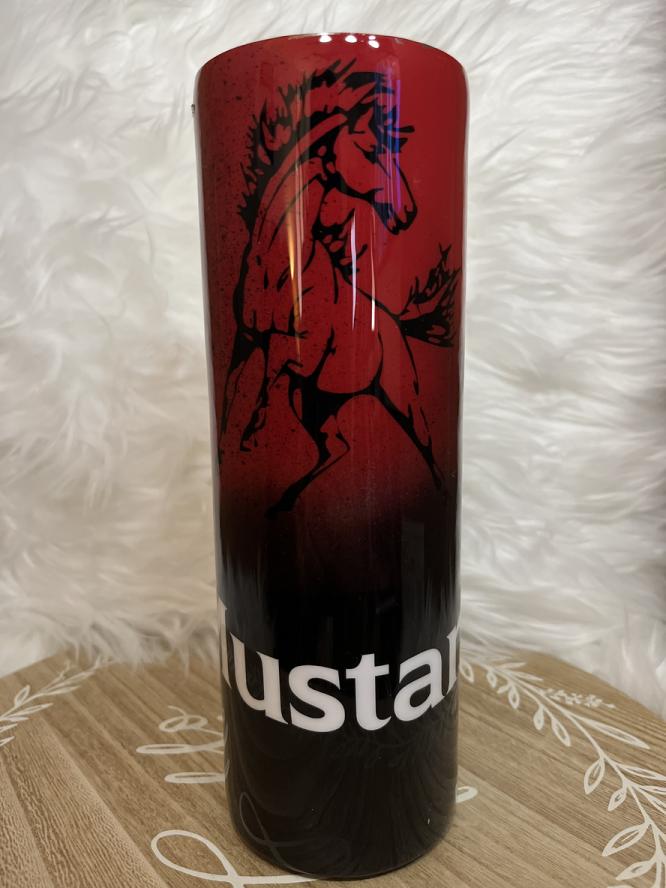 Mustangs Black 30oz. Tall Tumbler