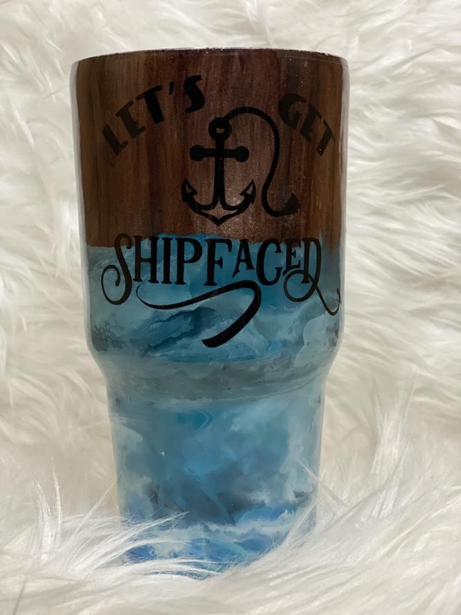 Ship Faced 30oz. Big Cup