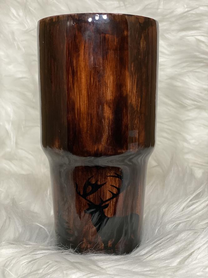 Wood Deer Trees 30oz. Big Cup